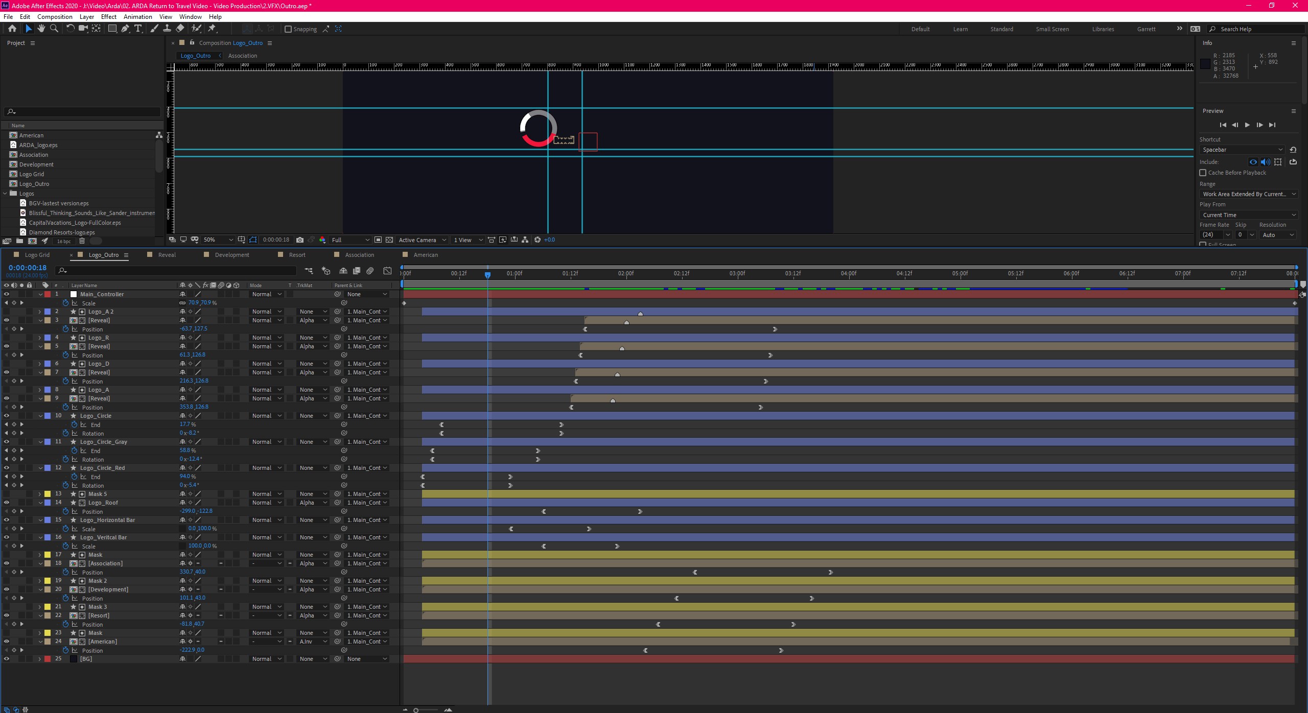 ARDA Logo Keyframes