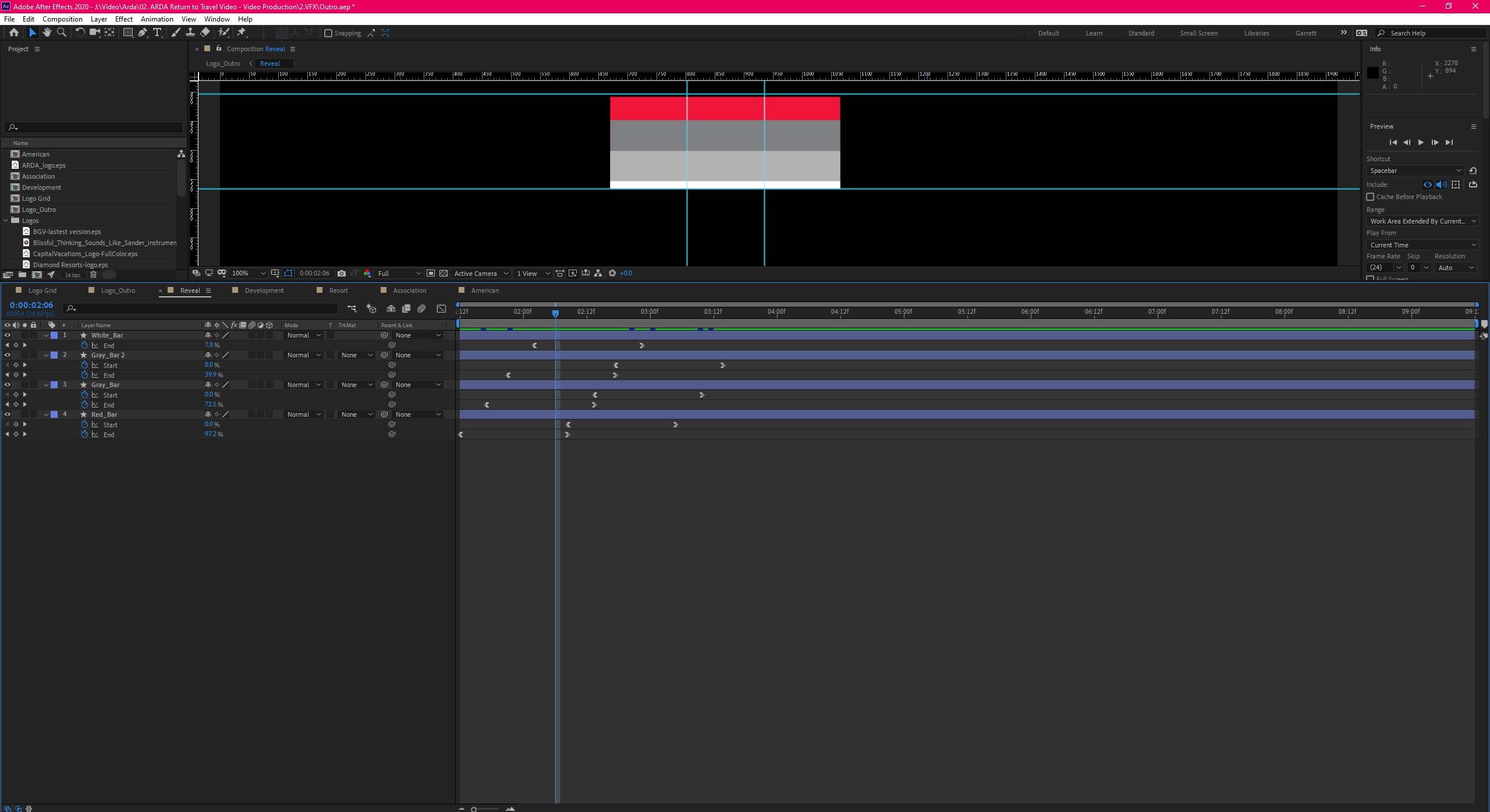 ARDA Logo Keyframes